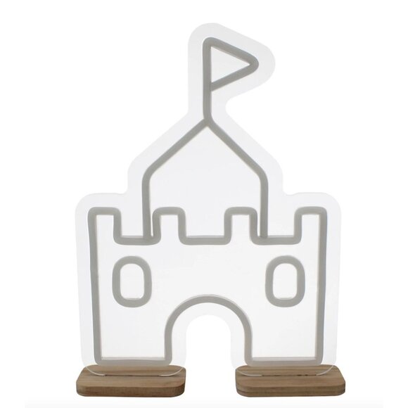 The Big One Kids™ LED Neon Light-Up Castle Table Decor - Picture 2 of 2